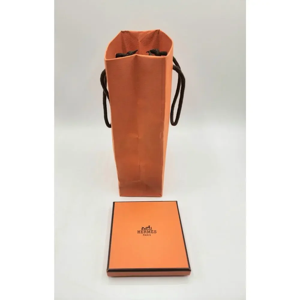Hermes Empty Box with Pamphlets and Gift Bag.